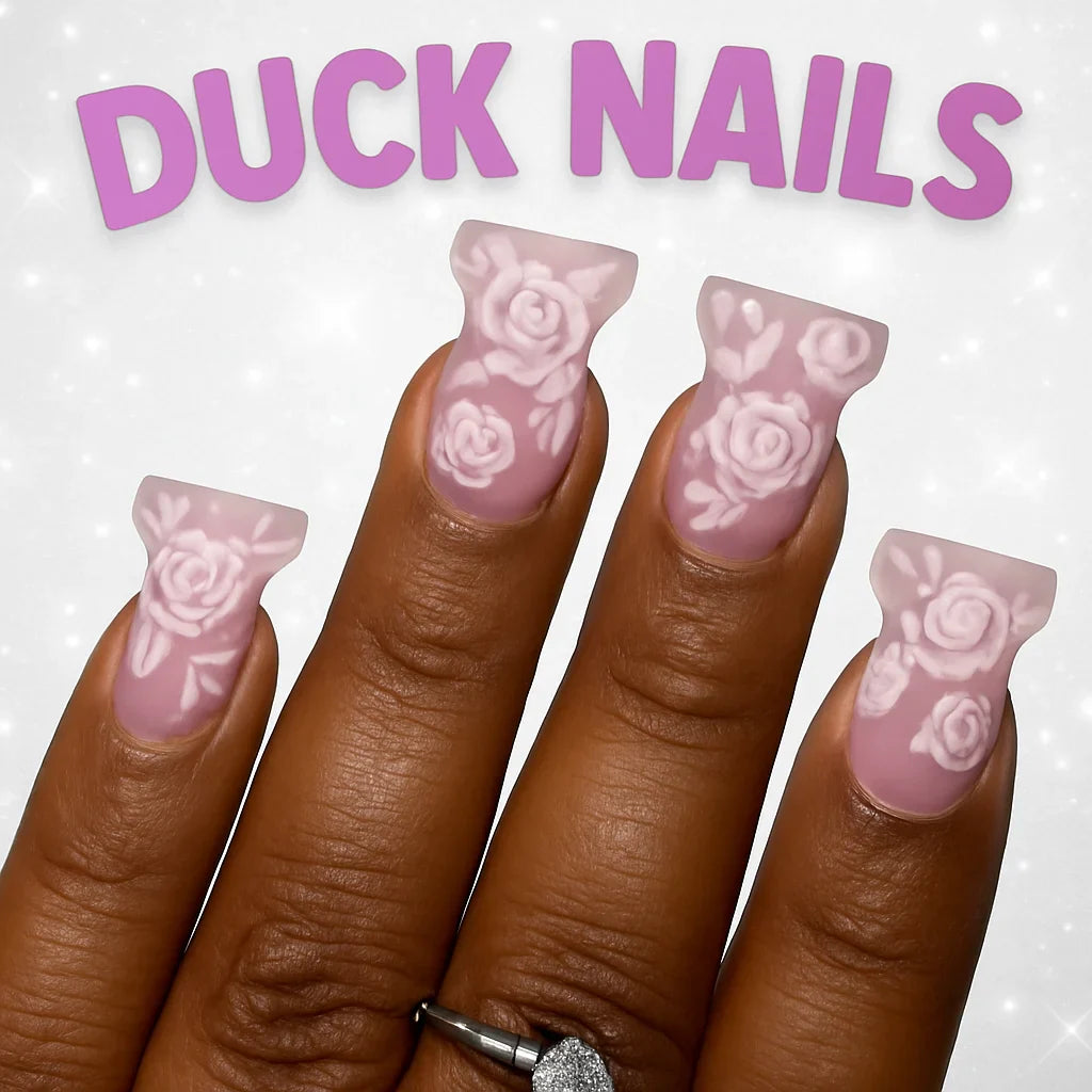 Duck Shape Nails Trend Guide, Tips & Glue for 2026