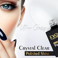 Ultra Gloss UV LED Nail Gel Top Coat for Long Lasting Shine Professional Salon Finish