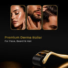 Derma Roller for Face, Beard, and Hair - 0.25mm Microneedle Titanium Needles Roller For Men and Women EXSIVIA