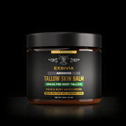 EXSIVIA Unbleached Beef Tallow Skin Balm, Fragrance-Free Face & Body Moisturizer with Sunflower Oil & Beeswax, Fast-Absorbing Deep Moisture for Dry Skin