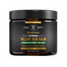 EXSIVIA Unbleached Beef Tallow Skin Balm, Fragrance-Free Face & Body Moisturizer with Sunflower Oil & Beeswax, Fast-Absorbing Deep Moisture for Dry Skin EXSIVIA