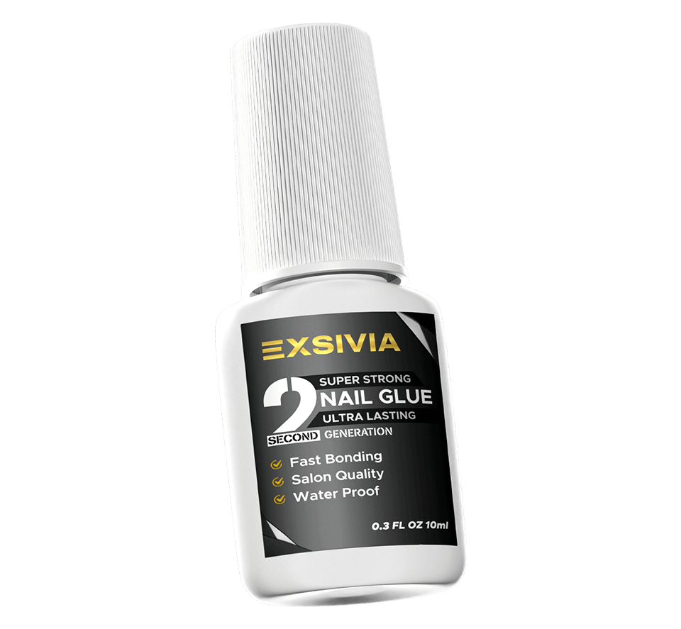 2nd Gen Super Strong Nail Glue | Best Nail Glue for Press-On Nails - EXSIVIA
