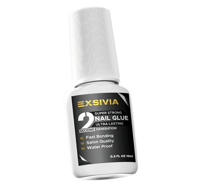 2nd Gen Super Strong Nail Glue | Best Nail Glue for Press-On Nails - EXSIVIA