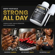 Super Strong Nail Glue, HEMA Free Brush On Glue