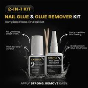 Nail Glue & Remover Kit for Press-On Nails