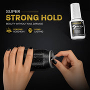 Super Strong Nail Glue, HEMA Free Brush On Glue