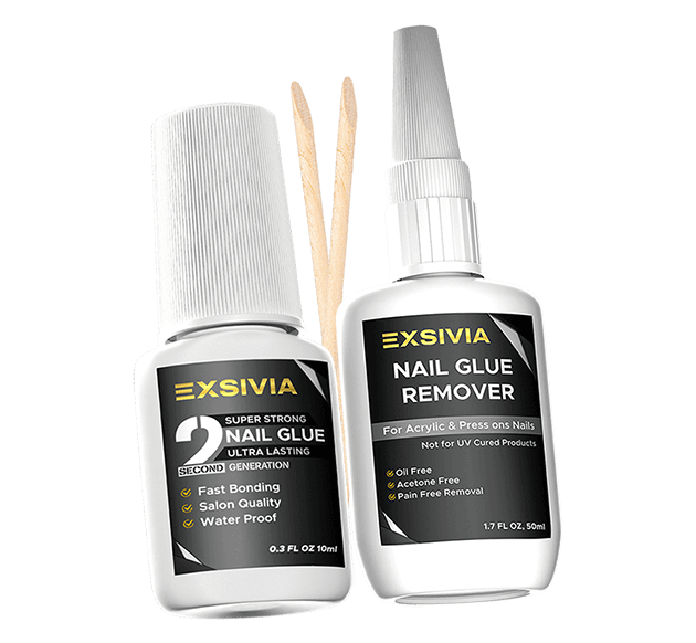 2nd generation Nail Glue & Nail Glue Remover EXSIVIA