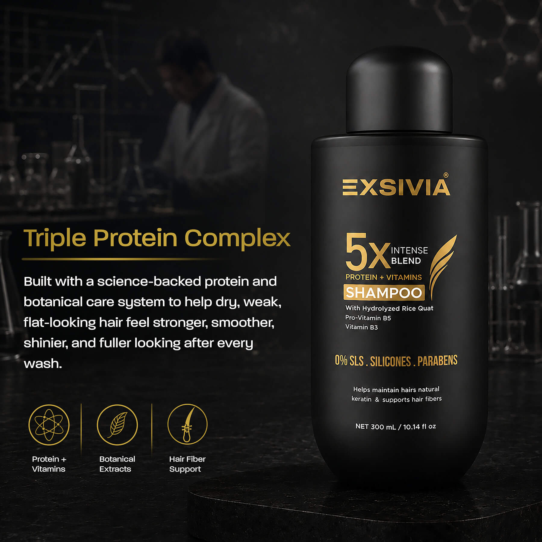 Volumizing & Strengthening Shampoo EXSIVIA