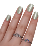 Sage Chrome Nails