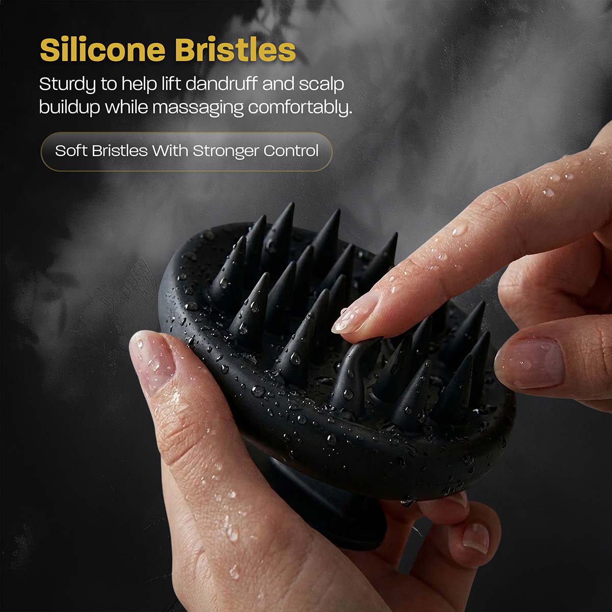 Silicone Scalp Massager for Hair Growth EXSIVIA