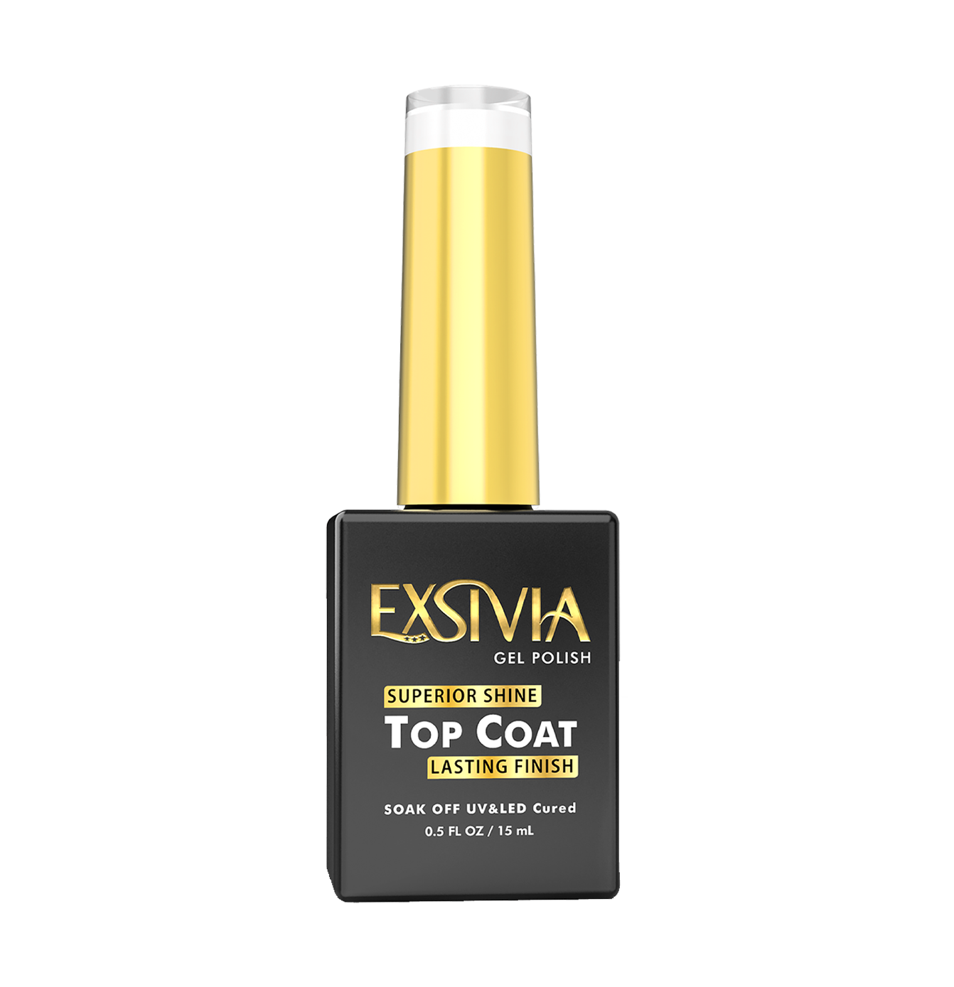 Nail Gel Top Coat, High Endless Glossy Shine - EXSIVIA