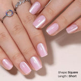 Exsivia Press-On False Nails, 32 Pcs of Different Sizes for Perfect Fit, Nail Glue Not Included