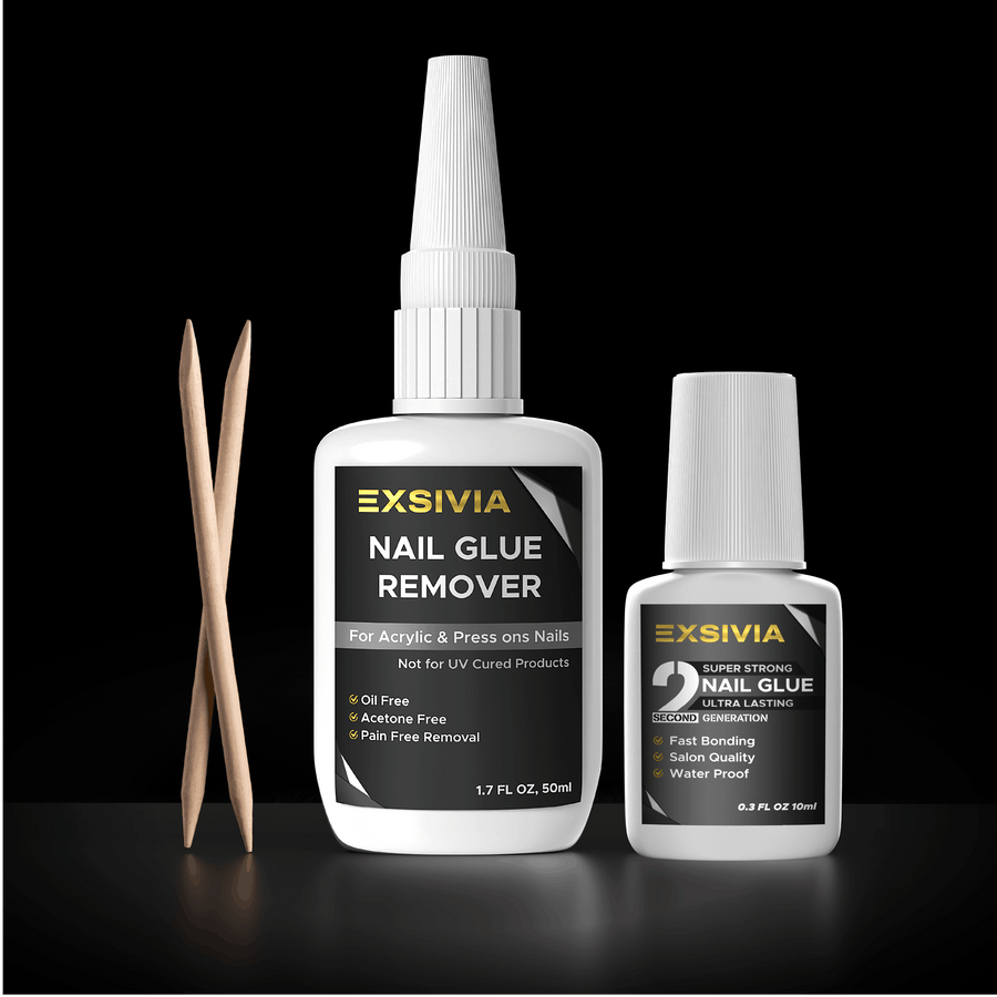 Best Nail Glue & Remover Kit for Press-On Nails | EXSIVIA EXSIVIA